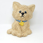 Vintage Hobbiest Ceramic Dog Or Cat Bank 8 1 2  Tall Complete With Plug