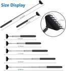 Yimicoo 3 Pack Extendable Back Scratcher  3 Piece Set  Pink  Green  Black