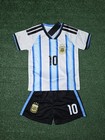 Youth Sizes  Messi 10 Argentina 2026 Home Jersey Set