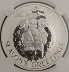 2022 Tuvalu Simpsons Seasons Greeting s 1oz Silver Ngc Ms70 Top Pop-only 7 Exist