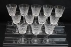 Set Of 12 Vintage Alana 5 7 8  Claret Wine Glasses By Waterford Ireland