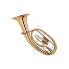 Funion Baritone Horn Kit B Flat Brass Body Gold Lacquer Bell 247 5 Mm W Case