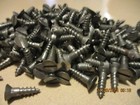 50---new-old Stock  Slotted Flat Head Steel Wood Screws  5 8  Long X  8 11 64 
