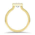 Princess Cut 3 20 Ct Moissanite 1-stone Engagement Ring 14k Yellow Gold Fn