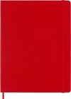 Xl Scarlet Red Moleskine Classic Notebook Durable Elastic Closure Journal