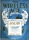 The Wireless Age  105 Vintage Old Time Radio Magazine Collection Dvd B87