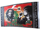 Bob Marley Rasta Flag Banner Wall Hanging Red Black 60  X 33 5  Euc