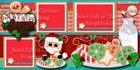 Christmas Cookies For Santa 2 Premade Scrapbook Pages Paper Layout Cherry  0348