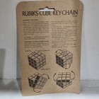 Vintage Ideal 1982 Rubik s Cube Keychain Mini Puzzle New sealed Rubiks Key Chain