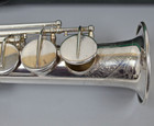 1960 s Vintage Julius Keilwerth Toneking Soprano Silver Plated Saxophone
