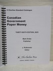 Charlton Standard Catalog Canadian Government Paper Money 36th Ed 2025 Rutkowski