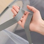 Foldable Mesh Laundry Bag Dirty Clothes Storage Basket For Bathroom Travel
