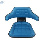 Blue Universal Adjustable Tractor Suspension Seat With Tilt For Ford New Holland