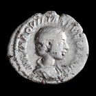 Aquilia Severa Ar Denarius 220-222 Ad Rome Concordia Ancient Roman Silver Coin