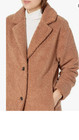 Amazon Essentials Women s Teddy Bear Fleece Oversized-fit Lapel Jacket Camel L