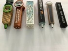 Beer Tap Handles  Lot Of 6 Unique  some Rare  Craft Handles  5 Brand New 1 Used