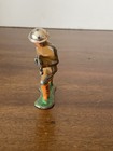 Antique Barclay Manoil Metal Toy Soldier Charging With Assault Riffle Army