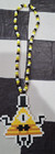 Kandi  Bill Cypher Gravity Falls Perler Pony Beads 17  Necklace Rave Scene-new