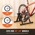 Fluid Bike Trainer Stand Resistance Stationary For Indoor Exercise Fitness