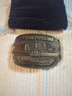 Exxon Pipeline Safety Solid Brass Belt Buckle
