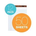 Tops  the Legal Pad  Ruled Perforated Pads 8 1 2 X 11 3 4 White 50 Sheets Dozen