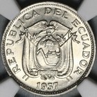 1937 Ngc Ms 66 Ecuador 10 Centavos Gem Bu Coin  20102403c 