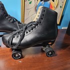 Riedell Black Quad Roller Skates - 111 Blk Riva Wheels Size 13