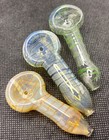 3 Extra Small Hand Blown Glass Spoon Tobacco Hand Pipe Free Shipping Usa Made 