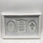 Creative Frameworks White Baptism Photo Frame Keepsake Gift