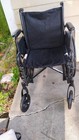 Medline Lightweight Transport Wheelchair 12 Inch Wheels 300 Lb Capacity 