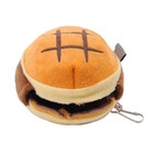 1pc Hamster Bed Hamburger Shaped Small Animal Bed Guinea Pig Plush Nest Cave