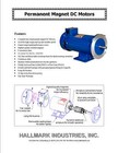 Dc Motor  1hp  56c  90vdc  1750rpm  Tefc  Hallmark Industries