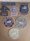 Antique Usps Post Office U s  Mail Vintage Obsolete Textile Patch Set