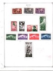 Collection   Egypt Scott Album Pages 1944 1970  Cat  149  Mint   Used