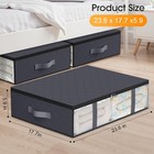 Storageright Under Bed Storage Bags 3 Pack 40l For Clothes
