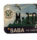 Saba  N a   the Unspoiled Queen  Motorcycle License Plate    M - 103