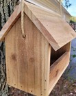 Handmade Cedar Bird Feeder 12  X 9 75    X 7 5    Garden Yard Outdoor Decor