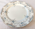 Lot 2 W  Dalton Imperial China Fine Dinner Plate  seville  10 1 4  White Blue