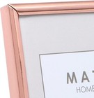 Rose Gold Colored Thin Edge Photo Frame - 5 X 7-inch  13 X 18cm 
