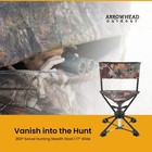 Arrowhead Outdoor 360   Folding Hunting Swivel Stool Chair Support Up To 450 Lbs