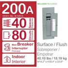 Square D Homeline 200 Amp 40-space 80-circuit Main Breaker Electrical Panel