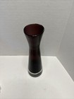Vintage Hand Blown Amethyst Glass Vase 8 Inches Tall