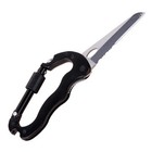 Aluminum Climbing Carabiner Hook Gear Outdoor Survival Tools Black Multi 5 In 1 