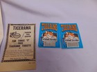  11  Vintage Tiger Esso Tiger Items Tickets Place Mats Cloth Patches Tigerama