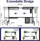 2 Tier Over Sink Dish Drying Rack Adjustable Kitchen Storage Organizer