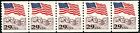 Flag Over Mount Rushmore Strip Of 5 Pnc5 Plate 6 Mnh Scott s 2523