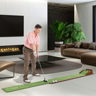 Golf Putting Mat Practice Training Aid With Auto Ball Return And 2 3 Hole Sizes