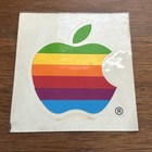 Vintage Apple Computer Rainbow Logo 1980s Sticker