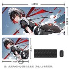 Mouse Mat Zenless Zone Zero Mouse Pad Ellen Joe Computer Anime Table Mat Rim