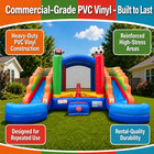 Inflatable Bounce House Water Slide Commercial Sports Kids Toddlers With Blower